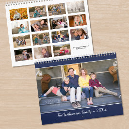 Erstellen Sie Ihr eigenes modernes 15-Monats-Foto Kalender
