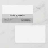 Erstellen Sie Ihr eigenes modernes Berufliches Ele Visitenkarte (Vorne/Hinten)