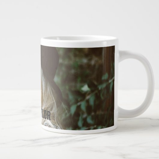 Erstellen Sie Ihr eigenes modernes Foto Jumbo-Tasse (Rechts)