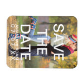 Erstellen Sie Ihr eigenes modernes Foto Speichern Magnet (Horizontal)