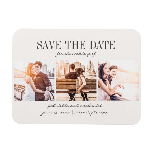 Erstellen Sie Ihr eigenes, modernes, handgeschrieb Magnet (Horizontal)