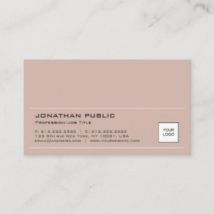 Erstellen Sie Ihr eigenes modernes Logo Schlicht e Visitenkarte