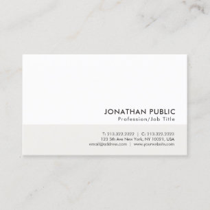 Erstellen Sie Ihr eigenes modernes, Minimalistisch Visitenkarte