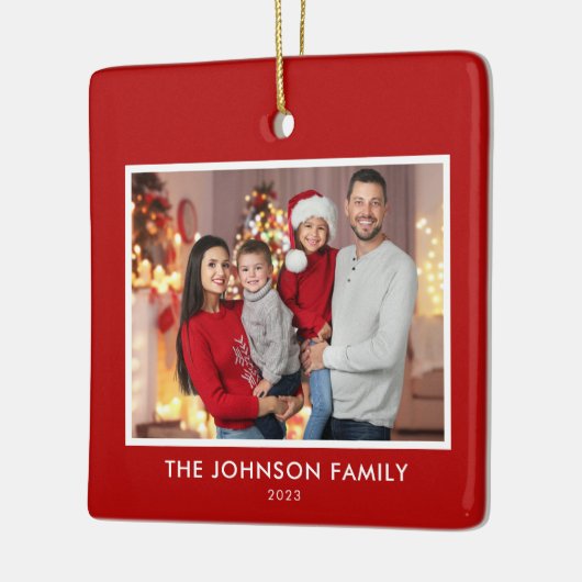 Erstellen Sie Ihr eigenes modernes Personalisierte Keramikornament (Links)