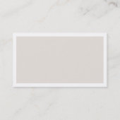 Erstellen Sie Ihr eigenes modernes, stilvolles und Visitenkarte (Rückseite)