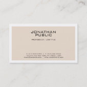 Erstellen Sie Ihr eigenes modernes, stilvolles und Visitenkarte (Vorderseite)