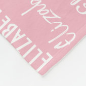 Erstellen Sie Ihr eigenes Monogramm Fleecedecke (Ecke)