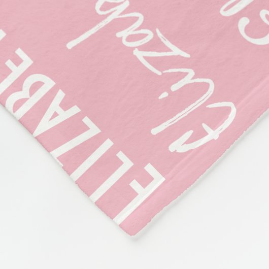 Erstellen Sie Ihr eigenes Monogramm Fleecedecke (Ecke)