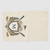 Erstellen Sie Ihr eigenes Monogramm Golfhandtuch (Horizontal)