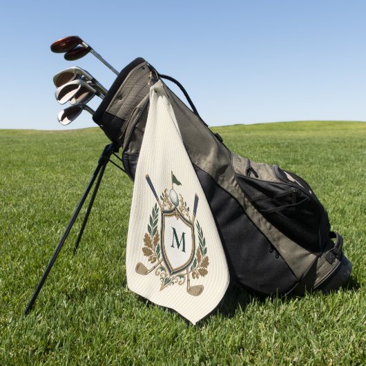 Erstellen Sie Ihr eigenes Monogramm Golfhandtuch (Gras)