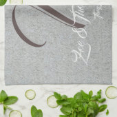 Erstellen Sie Ihr eigenes monogramm Küchentuch (Gefaltet)