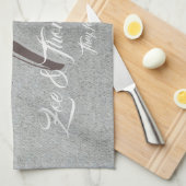 Erstellen Sie Ihr eigenes monogramm Küchentuch (Viertel Falte)