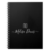 Erstellen Sie Ihr eigenes Monogramm Notizblock (Vorderseite)