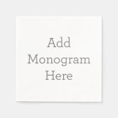 Papierservietten, Standard- Cocktailserviette (Vorderseite)