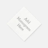 Papierservietten, Standard- Cocktailserviette (Ecke)