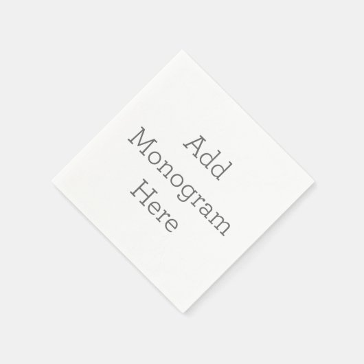 Papierservietten, Standard- Cocktailserviette (Ecke)