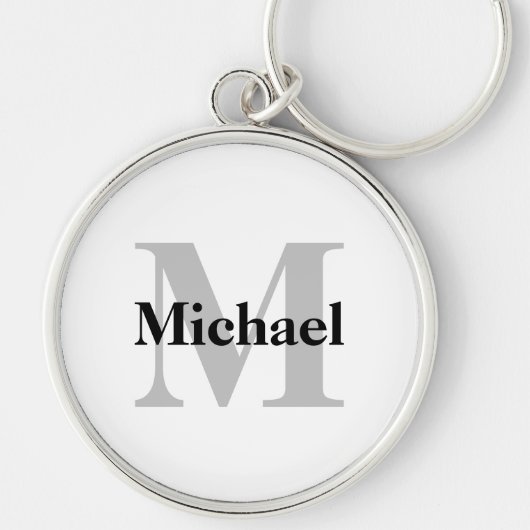 Erstellen Sie Ihr eigenes Monogramm Schlüsselanhänger (Vorne)