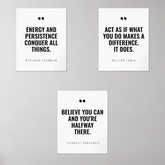 Erstellen Sie Ihr eigenes Motivierend Angebot Bilderwand Sets (Vorderseite)