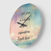 Erstellen Sie Ihr eigenes Motivierend Angebot für Große Wanduhr (Winkel)