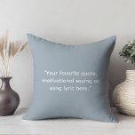 Erstellen Sie Ihr eigenes Motivierend Angebot Kissen<br><div class="desc">Erstellen Sie Ihr eigenes individuelles Angebot werfen Kissen. Funktioniert mit minimalistischer Schrift-Typografie.</div>