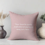 Erstellen Sie Ihr eigenes Motivierend Angebot Kissen<br><div class="desc">Erstellen Sie Ihr eigenes individuelles Angebot werfen Kissen. Funktioniert mit minimalistischer Schrift-Typografie.</div>