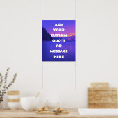 Erstellen Sie Ihr eigenes Motivierend Angebot Poster (Küche)