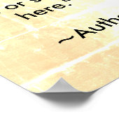 Erstellen Sie Ihr eigenes Motivierend Angebot Poster (Ecke)