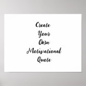 Erstellen Sie Ihr eigenes Motivierend Angebot Poster (Vorne)