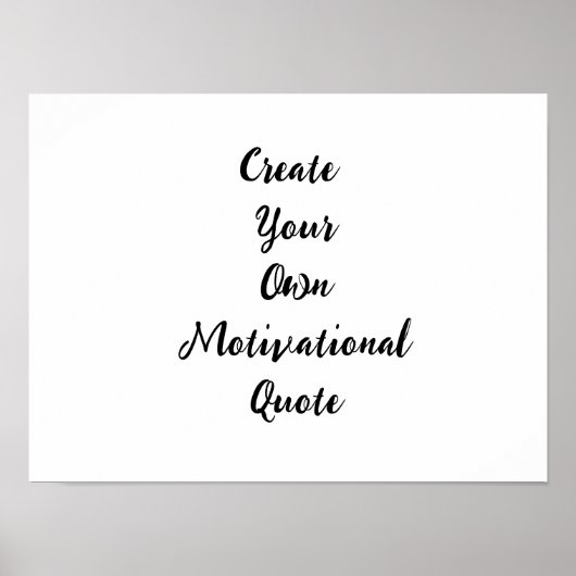 Erstellen Sie Ihr eigenes Motivierend Angebot Poster (Vorne)