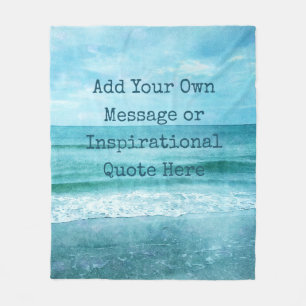 Erstellen Sie Ihr eigenes Motivierend Inspirations Fleecedecke