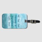Erstellen Sie Ihr eigenes Motivierend Inspirations Gepäckanhänger (Vorderseite (Horizontal))