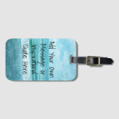 Erstellen Sie Ihr eigenes Motivierend Inspirations Gepäckanhänger (Vorderseite (Horizontal))