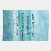 Erstellen Sie Ihr eigenes Motivierend Inspirations Geschirrtuch (Horizontal)