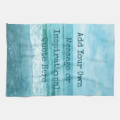 Erstellen Sie Ihr eigenes Motivierend Inspirations Geschirrtuch (Horizontal)