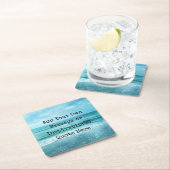 Erstellen Sie Ihr eigenes Motivierend Inspirations Rechteckiger Pappuntersetzer (Vor Ort)