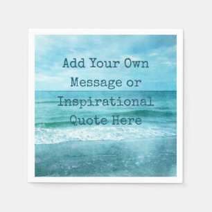 Erstellen Sie Ihr eigenes Motivierend Inspirations Serviette