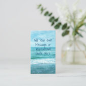 Erstellen Sie Ihr eigenes Motivierend Inspirations Visitenkarte (Stehend Vorderseite)