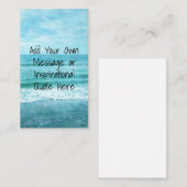 Erstellen Sie Ihr eigenes Motivierend Inspirations Visitenkarte (Vorne/Hinten)