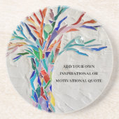 Erstellen Sie Ihr eigenes Motivierend/inspirierend Getränkeuntersetzer (Vorne)