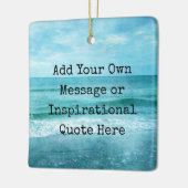 Erstellen Sie Ihr eigenes Motivierend inspirierend Keramikornament (Links)