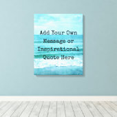 Erstellen Sie Ihr eigenes Motivierend inspirierend Leinwanddruck (Insitu (Holzboden))