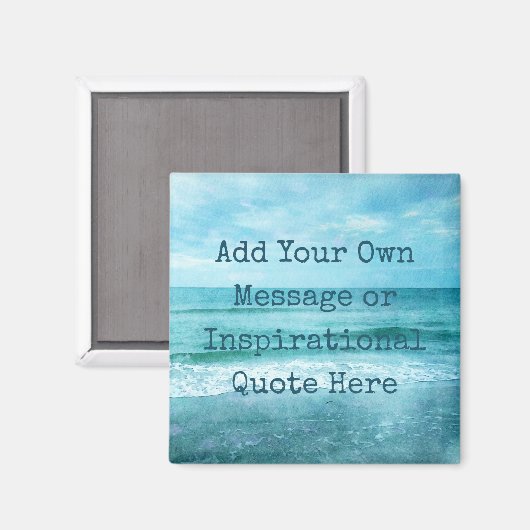 Erstellen Sie Ihr eigenes Motivierend inspirierend Magnet (Vorderseite/Rückseite)