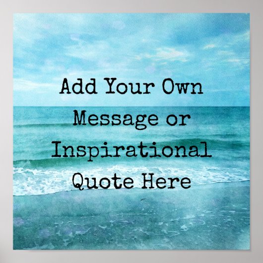 Erstellen Sie Ihr eigenes Motivierend inspirierend Poster (Vorne)