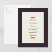 Erstellen Sie Ihr eigenes Motivierend/inspirierend Postkarte (Vorne/Hinten)