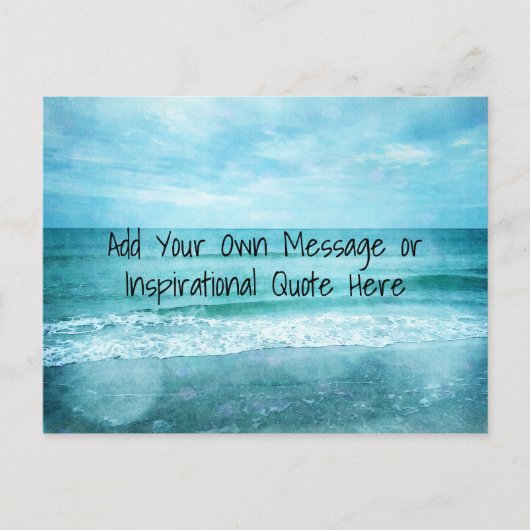 Erstellen Sie Ihr eigenes Motivierend inspirierend Postkarte (Vorderseite)