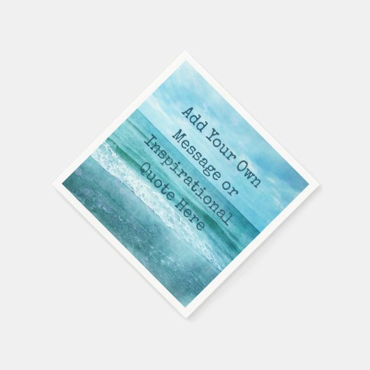 Erstellen Sie Ihr eigenes Motivierend inspirierend Serviette (Ecke)