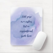 Erstellen Sie Ihr eigenes Motivierend Wasserfarban Mousepad (Mit Mouse)