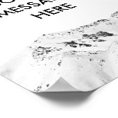 Erstellen Sie Ihr eigenes Mountain Custom Quote Po Poster (Ecke)