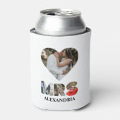 Erstellen Sie Ihr eigenes Mr. and Mrs. Foto Matchi Dosenkühler (Kanne Vorderseite)