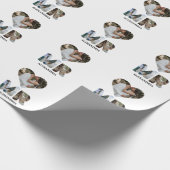 Erstellen Sie Ihr eigenes Mr. and Mrs. Foto Matchi Geschenkpapier (Ecke)